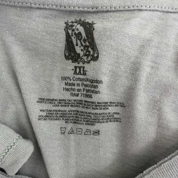 FRZ - Graphic - T-shirt Gray with butterflies - Picture 8 of 8